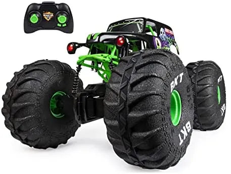 Monster Jam, Official Mega Grave Digger All-Terrain Remote Control Monster Truck with Lights  sgtnighsdesigns