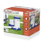 Bestway 58392E Flowclear 2500 GPH Above Ground Swimming Pool Water Filter Pump