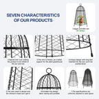 Yolid Garden Cloches for Plants Set of 6, Chicken Wire Cloche Plant