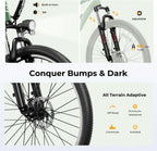 Eb5 Electric Bike 500W Motor 40Miles 20Mph