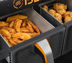 💥Clearance Sale🔥 Blackstone 2-burner griddle (71 cm) with electric air fryer and extractor hood