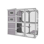 COZIWOW 4-Tier Enclosure with Weatherproof Roof