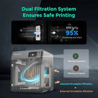 Adventurer 5M 3D printer with fully automatic leveling