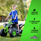 Yamaha 12V Raptor ATV Powered Ride-on for Boys & Girls, Ages 3+, up to 5 MPH