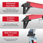 Garvee 1 Ton Adjustable Gantry Crane, 2200 lbs Capacity, Height Adjustable 96.5"-143.7", Portable Hoist for Factory, Construction, Warehouse, Auto Repair