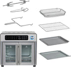 Emeril Lagasse Extra Large French Door Air Fryer Toaster Oven Combo, 24 Cooking Functions