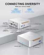 KAMRUI GK3Plus Mini PC, 16GB RAM, 512GB M.2 SSD Mini Computer