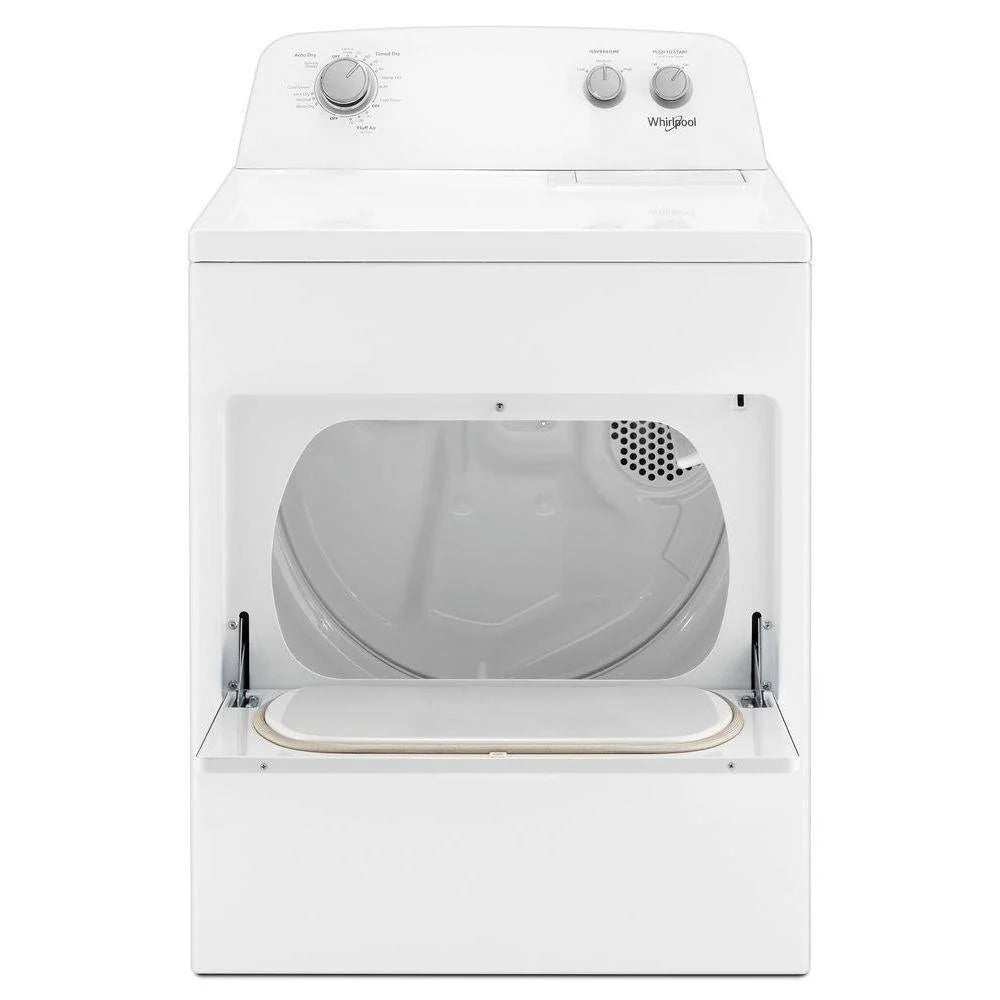Whirlpool 7.0 cubic foot (approx. 198 liters) clothes dryer, AutoDry™ system, Wrinkle Shield™, white