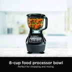 Ninja Mega Kitchen System, 1500 Watt Stand Mixer (2.1 Liters) and Food Processor (8 Cups) with (2) 473 ml Takeaway Cups
