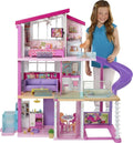 Barbie DreamHouse Dollhouse with elevator, pool, lighting and over 70 accessories – 3-story playset