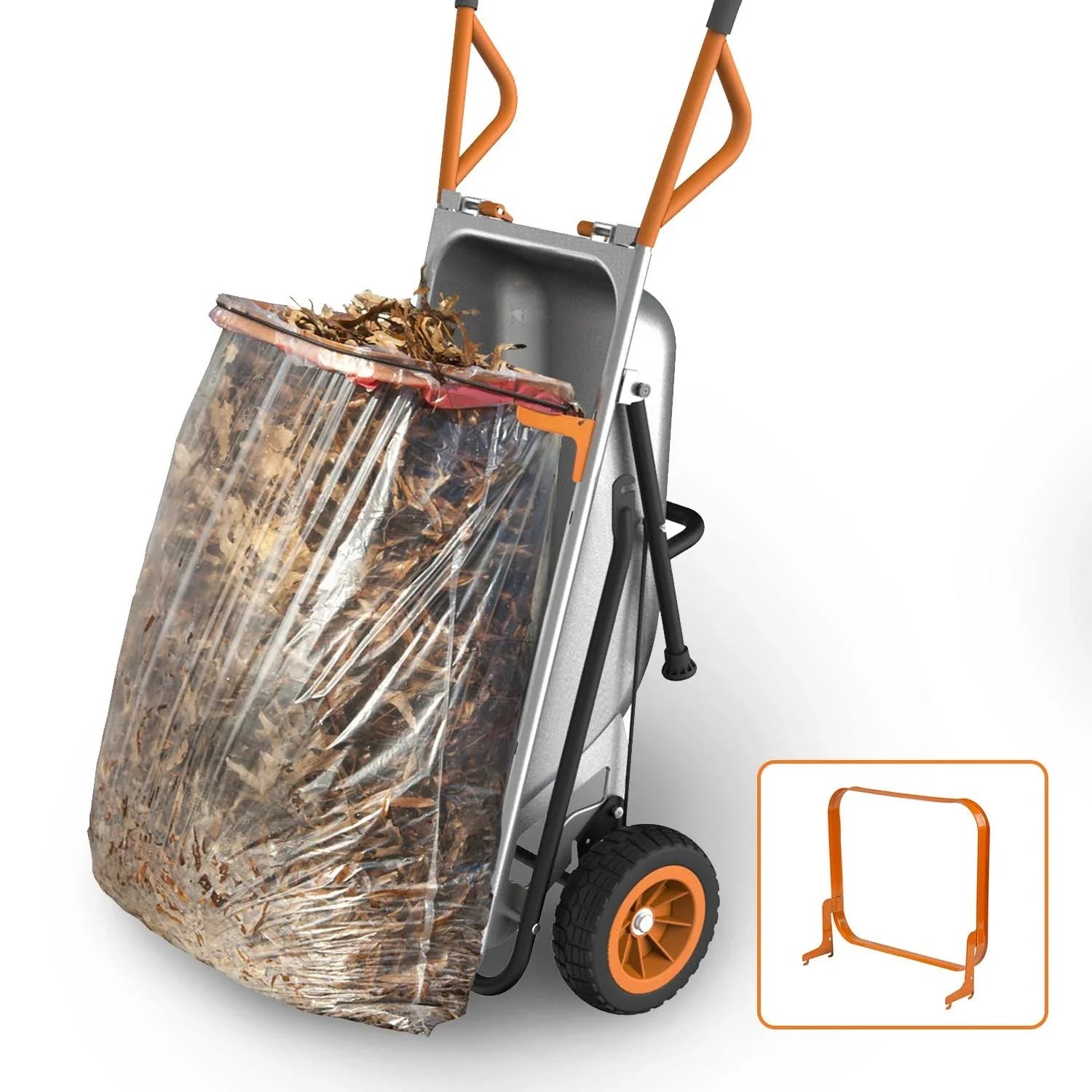 Worx Wg050 Aerocart 8-In-1 Yard Cart / Wheelbarrow / Dolly