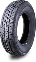 Set of 4 heavy-duty trailer tires ST205/75R15 205 75 15 10-ply, load class E, steel-belted radial tires with abrasion protection