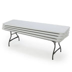 Lifetime 4-Pack Commercial Stacking 8 ft Folding Table
