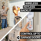 0.75-HP Revolution Chain Drive Garage Door Opener Battery Back-up