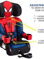2025 KidsEmbrace Marvel Spider-Man 2-in-1 Forward-Facing Booster Car Seat LATCH | 5-Point Harness Booster 22-65lbs converts to Belt-Positioning Booster 40-100lbs | Adjustable