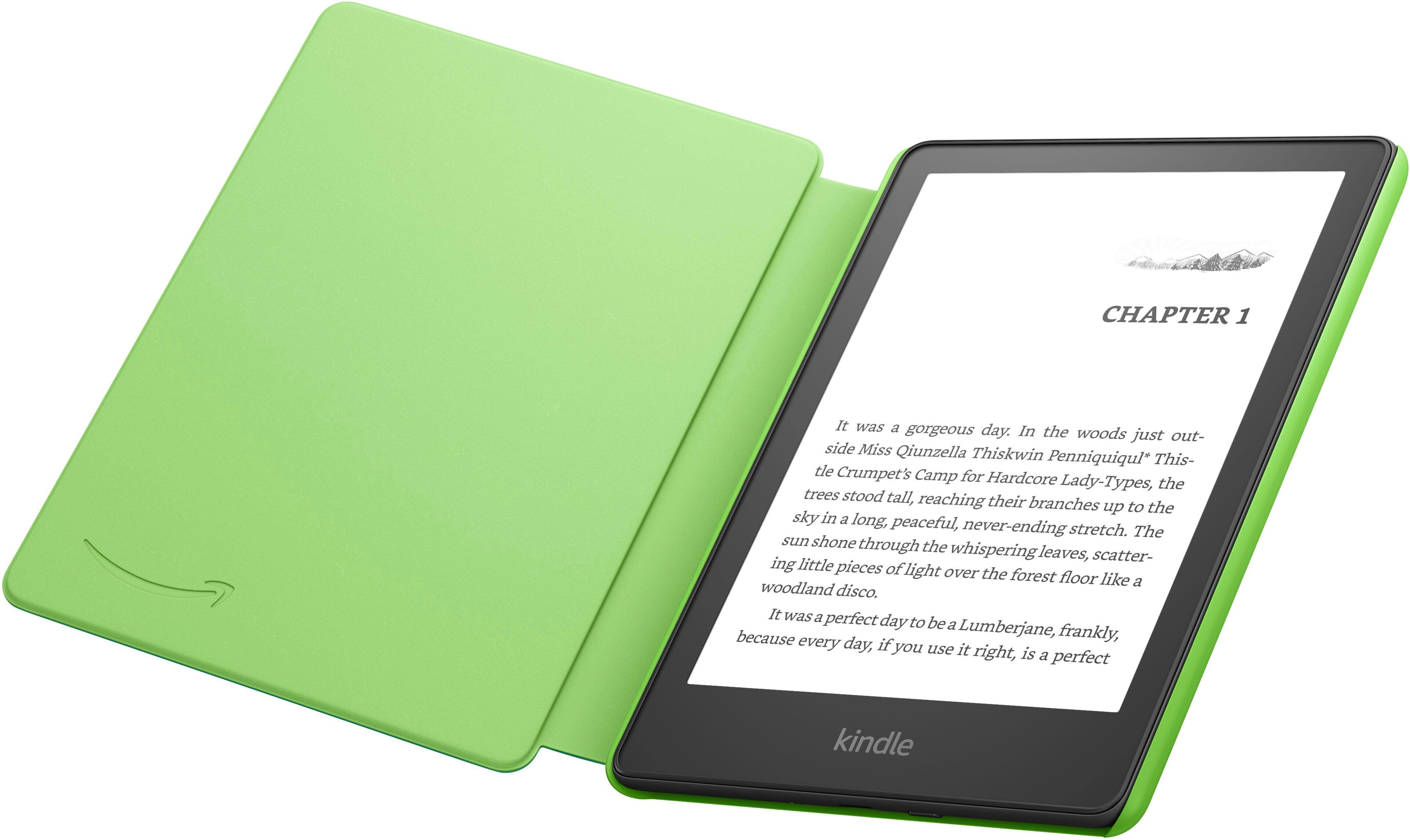 Amazon – Kindle Paperwhite Kids E-Reader 6.8′′ display with kid-friendly cover – 16GB – 2022 – 2023 – Emerald Forest