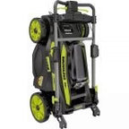 2025 40V Brushless 20-inch Self-Propelled Hand Lawn Mower, Grass Trimmer and Leaf Blower with (2) Batteries and (2) Chargers