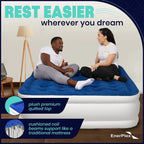 EnerPlex Double Height Inflatable Mattress for Camping, Home & Portable Travel 13 Inch