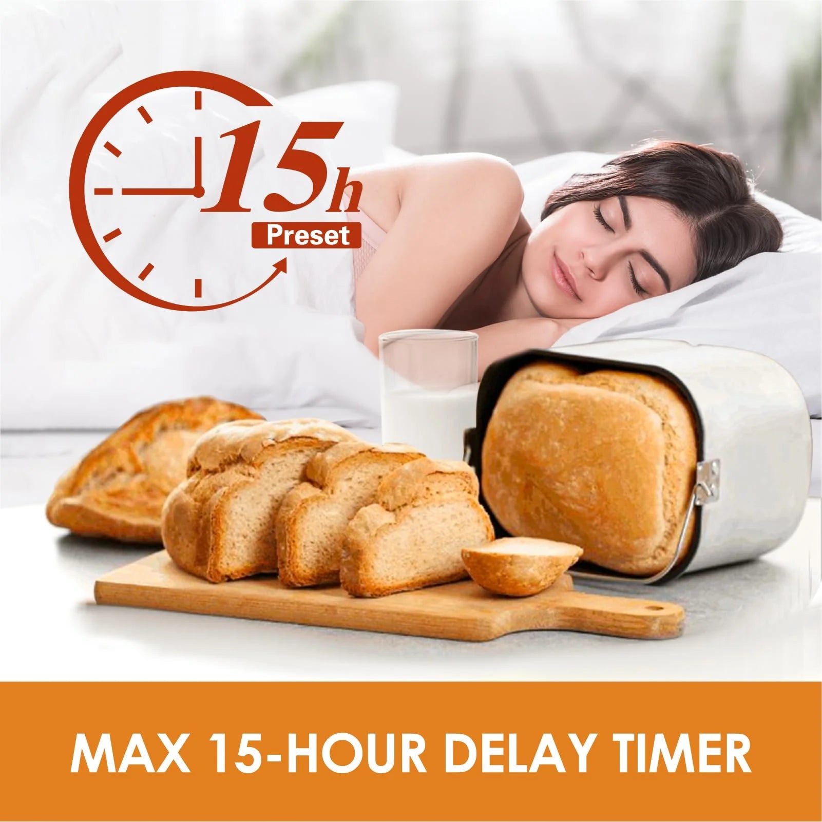 Kitchen in the box 15-in-1 Bread Maker Machine