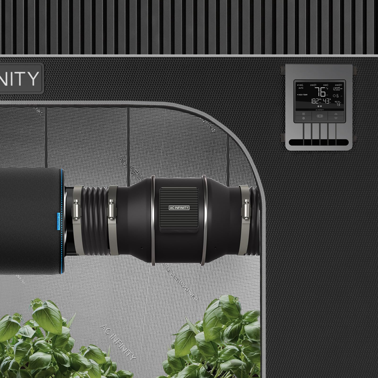 AC Infinity Air Filtration PRO Kit 4", Cloudline Inline Fan