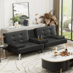 JUMMICO Modern Convertible Folding Futon Sofa Bed