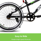 JOYSTAR Lubbock 20" 24" Kids Mountain Bike Single Speed Bicycle