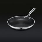 HexClad 6 Piece Hybrid Stainless Steel Cookware Pan Set
