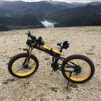 Lankeleisi XT750 Plus 1000W 26" Fatbike Dual Crown Fork Foldable E-Mountain Bike 17.5Ah