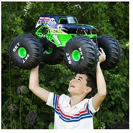 Monster Jam, Official Mega Grave Digger All-Terrain Remote Control Monster Truck with Lights  sgtnighsdesigns