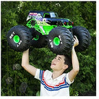 Monster Jam, Official Mega Grave Digger All-Terrain Remote Control Monster Truck with Lights  sgtnighsdesigns
