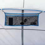 Family cabin tent for 16 people with 3 rooms and 3 entrances