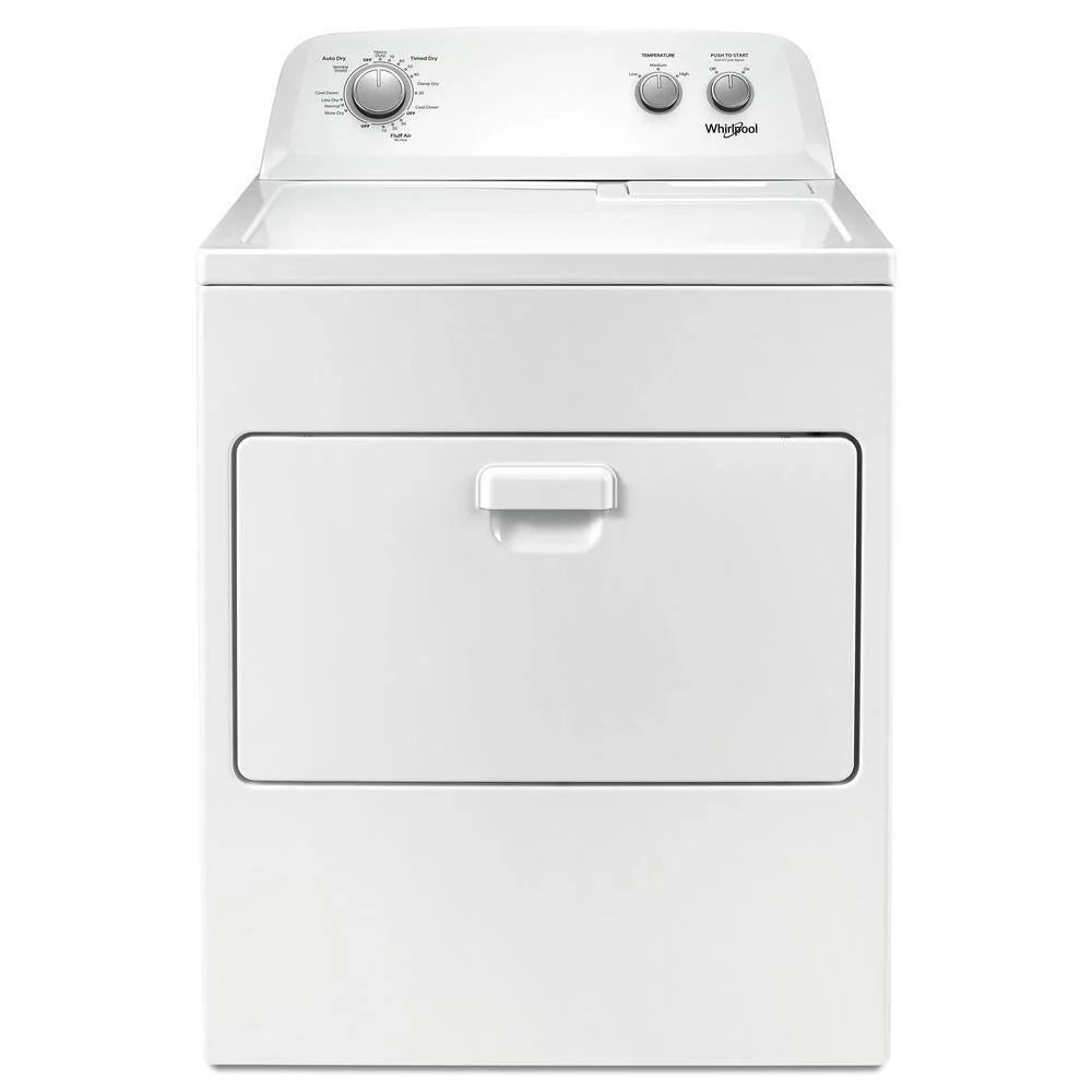 Whirlpool 7.0 cu. ft. electric clothes dryer, AutoDry™ system, Wrinkle Shield™, white (2025 model year)