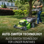 80V Battery-Powered Lawn Mower, 53 cm (21 inch), Self-Propelled, Brushless | Greenworks