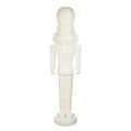 Holiday Time Animated White Nutcracker Blow Mold, 75-Inch, LED Lights & Music, Christmas Decoration
