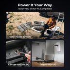 BougeRV 12 Volt Refrigerator 12V Car Fridge 23 Quart Portable Freezer Compressor Cooler 12/24V DC 110~240 Volt AC for Truck Van RV Camper SUV Travel Camping Road Trips Tailgating -7℉~50℉