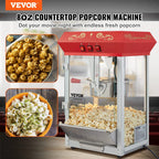 VEVOR Commercial Popcorn Machine for 48 Cups per Batch