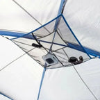 Family cabin tent for 16 people with 3 rooms and 3 entrances