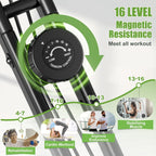 Caromix Folding Exercise Bike, 4 in 1 Stationary Bike 16-Level Magnetic Resistance Cycling Bicycle Upright Indoor Cycling Bike for Home Workout 330LB Capacity  sgtnighsdesigns