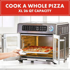 Emeril Lagasse Extra Large French Door Air Fryer Toaster Oven Combo, 24 Cooking Functions