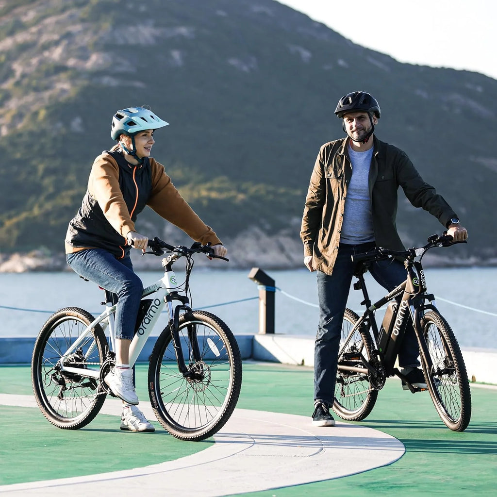 Adult Electric Bike, 350W BAFANG Motor (500W Peak), 4A 3H Fast Charging, 468Wh Li-Ion Battery, 21 Speed Gears, Air Saddle, 45 Miles 20 MPH 26" Mountain Bike Electric Bike, ANSI/CAN/UL2849 Compliant