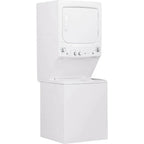 Laundry Center 2025 with 3.8 cubic foot (approx. 108 liters) top-loading washing machine and 5.9 cubic foot (approx. 167 liters) electric dryer – White