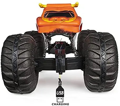 Monster Jam, Official Mega Grave Digger All-Terrain Remote Control Monster Truck with Lights  sgtnighsdesigns