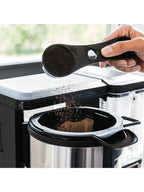Ninja CM401 Specialty 10-Cup Coffee Maker with 4 Brew Styles for Ground Coffee, Built-in Water Reservoir, Fold-Away Frother & Glass Carafe, Black