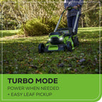Greenworks 60V 21” Cordless (Self-Propelled) Lawn Mower , 2 x 4.0Ah Batteries and Dual Port Rapid Charger  sgtnighsdesigns