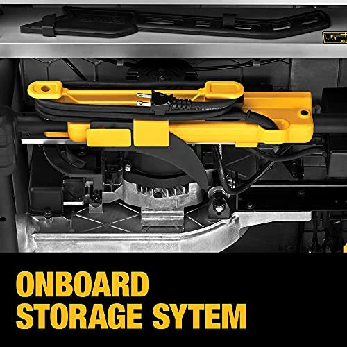 DEWALT 10 Inch Table Saw, 32-1/2 Inch Rip Capacity, 15 Amp Motor, With Rolling