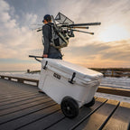 YETI Tundra Haul Cooler Box with Wheels, Navy Blue