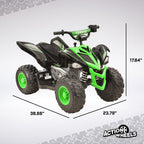 Yamaha 12V Raptor ATV Powered Ride-on for Boys & Girls, Ages 3+, up to 5 MPH