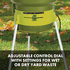 Sun Joe Electric Leaf Mulcher 13-Amp 16:1 Reduction Ratio