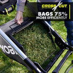 Ryobi 40V HP Brushless 21-in Self-Propelled AWD Lawn Mower �� Whisper Series �� Includes (2) 6.0Ah Batteries and Charger