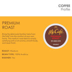 McCafé Premium Roast Medium Coffee Pods, 96 Count, 100% Arabica, Keurig K-Cup Compatible, Recyclable
